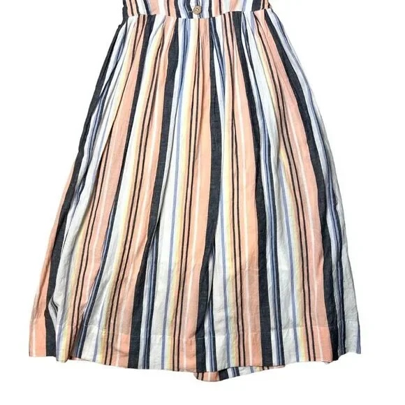 Free People Stripped Flowy Midi Dress - Picture 9 of 13